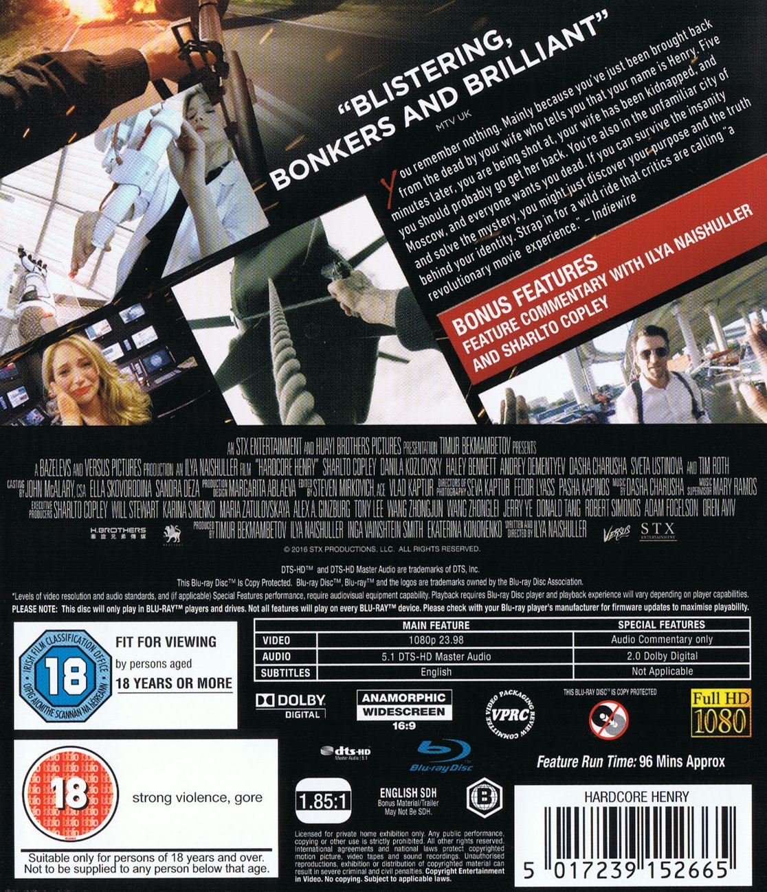 Hardcore Henry (ej svensk text) (Blu-ray) - 2