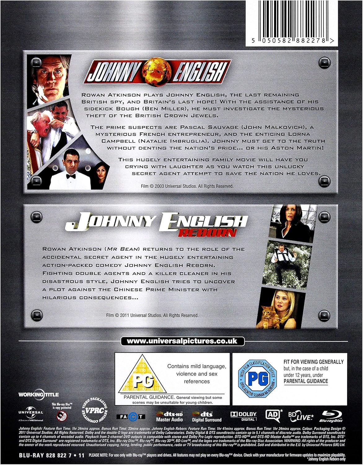 Johnny English / Johnny English Reborn (Blu-ray) - 2