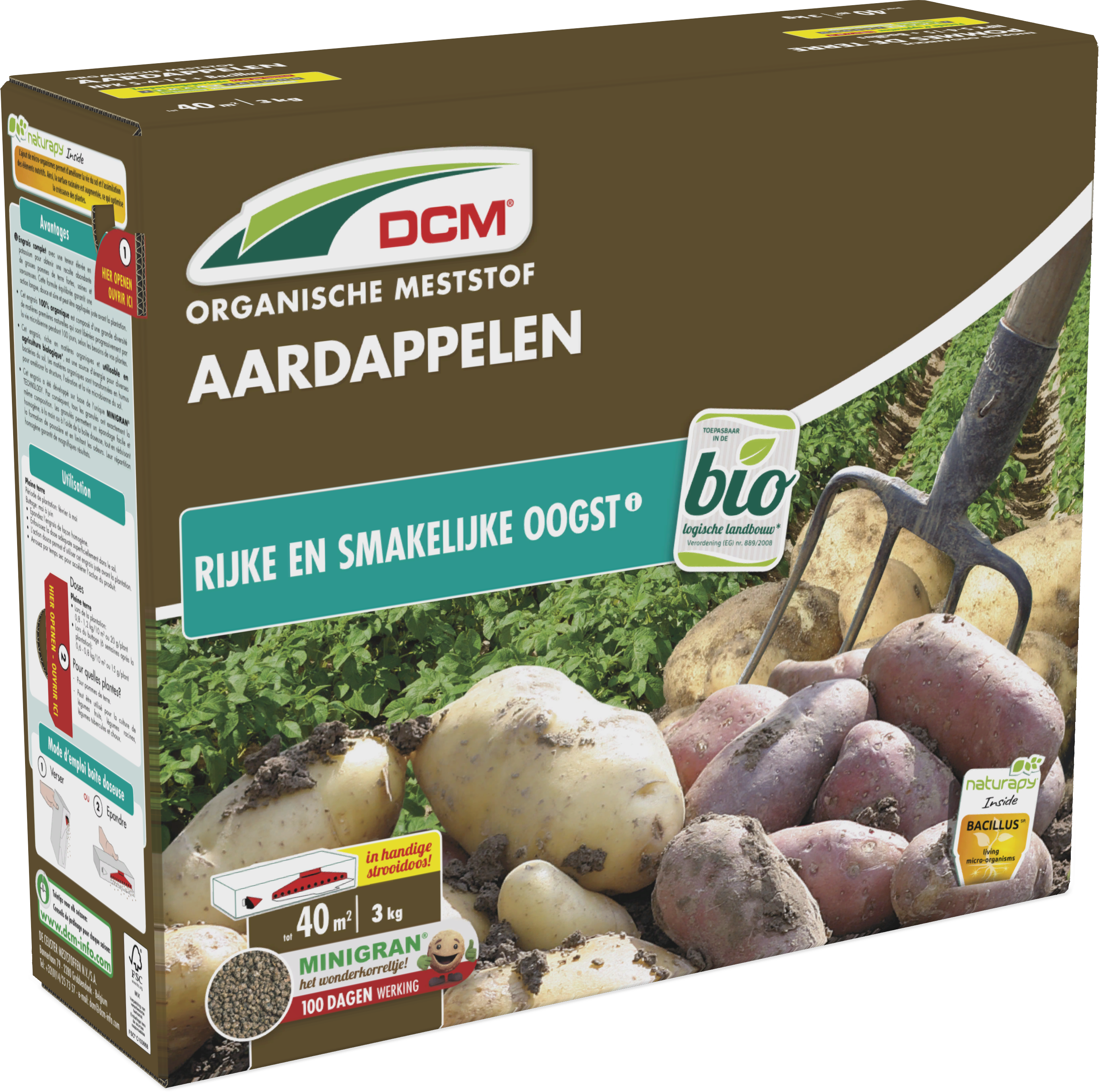 DCM Organiskt  Potatisgödsel  NPK 5-4-15  med bacillus - 2