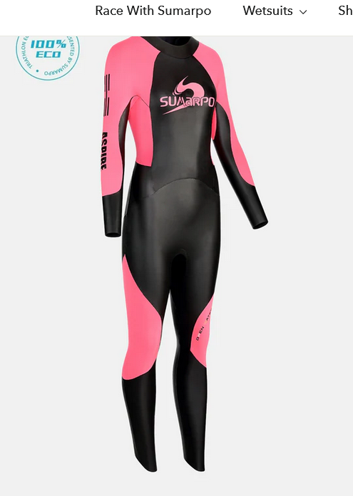 Sumarpo Aspire Women's Breaststroke Open Water Swimming Wetsuit  - 4