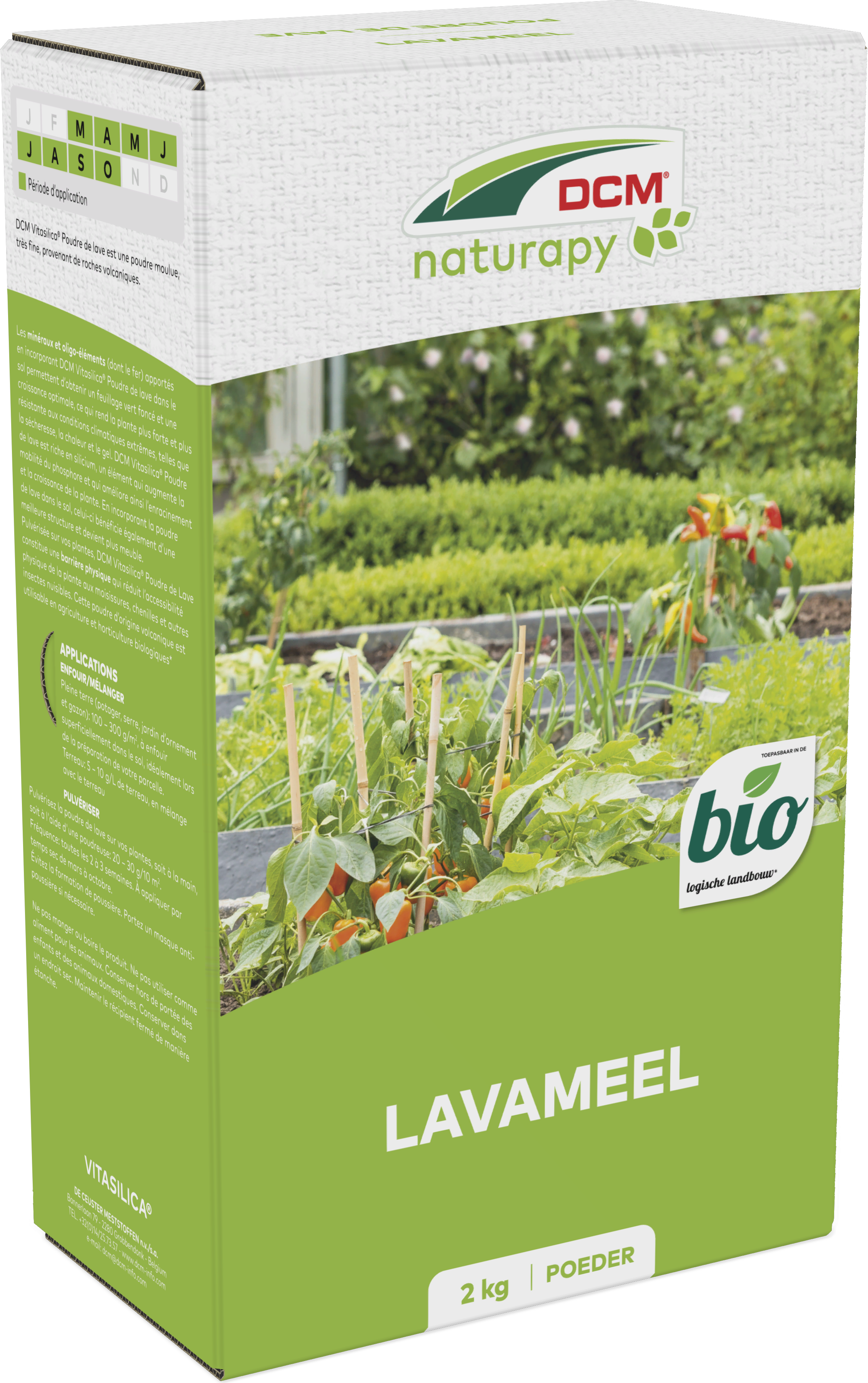 DCM Vitasilica, Lavapulver - Naturlig Barriär 2Kg - 2