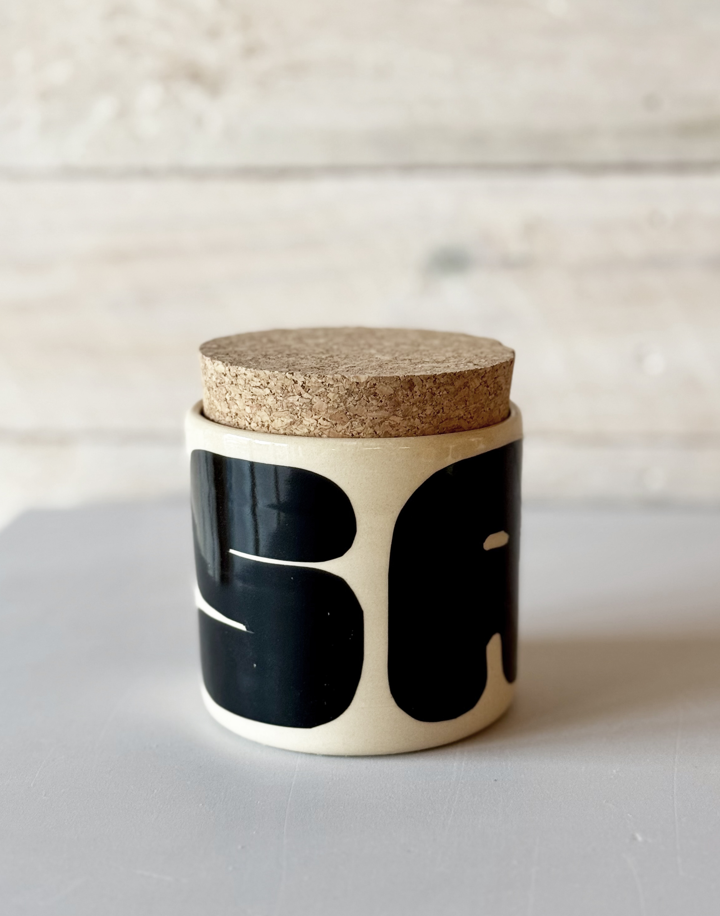 70s  Salt Jar