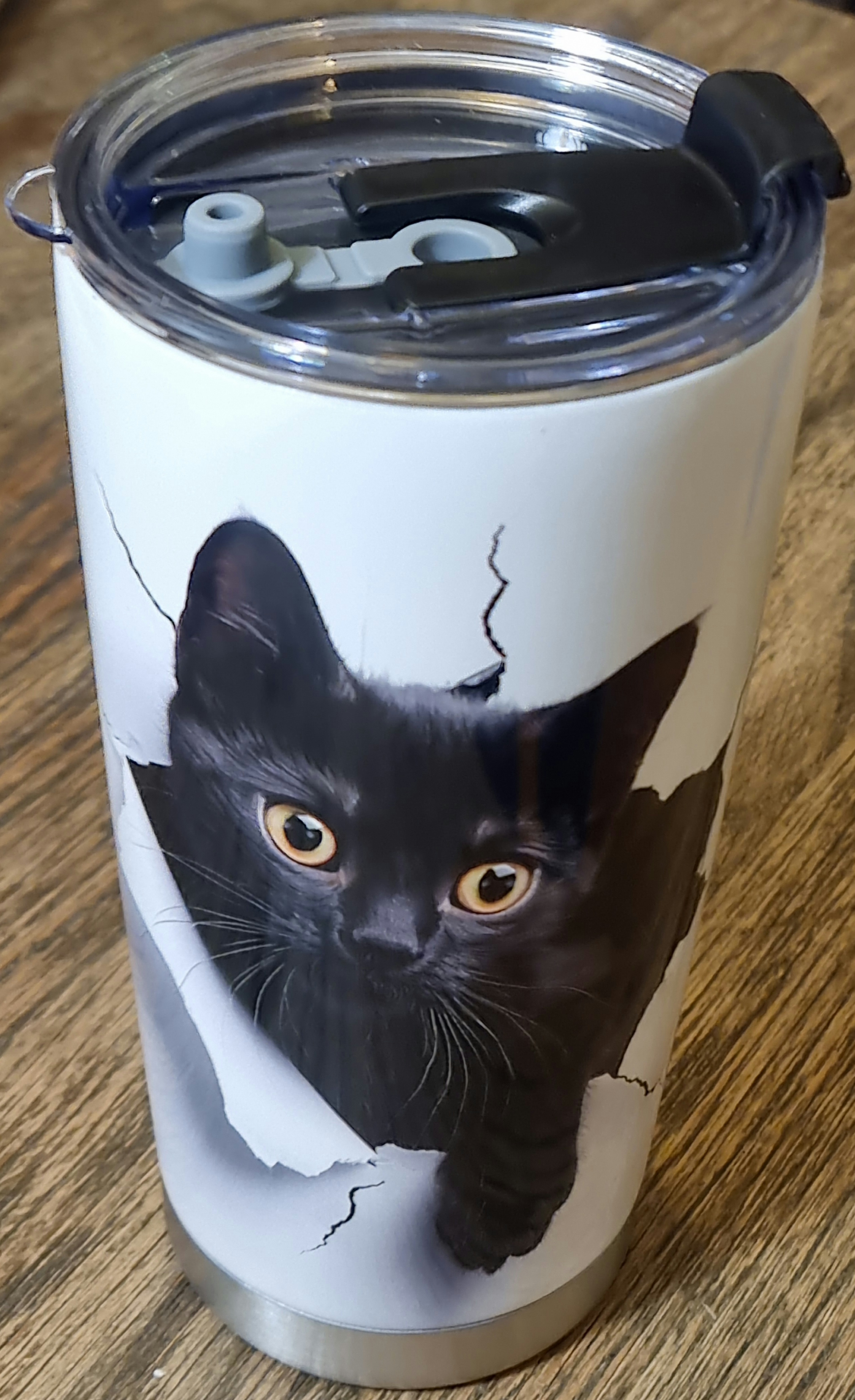 Termosmugg "Svart katt" - 2