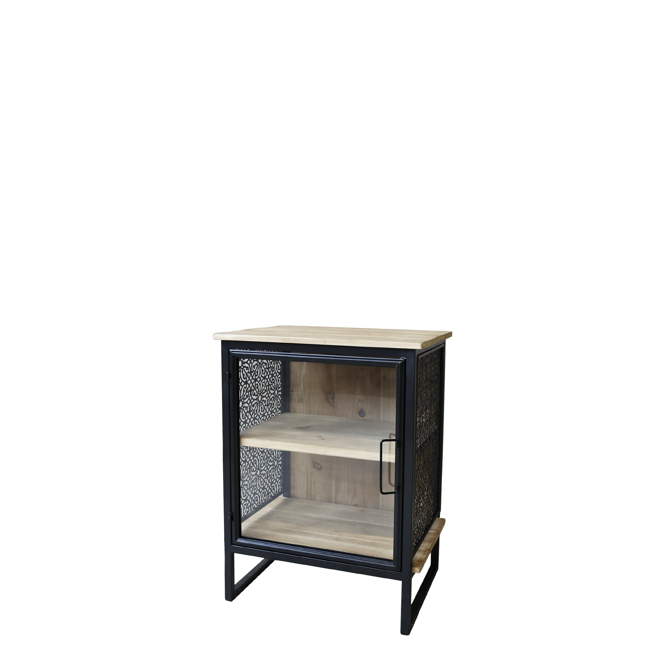 Vence sidobord med 2 hyllor - Sidobord - H65/L49/B36 cm - Antik Svart - 2