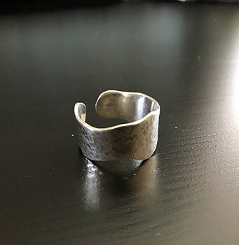 Agélii Fashion - Ring "Hamrad" i silver - Michael Medoc Collection