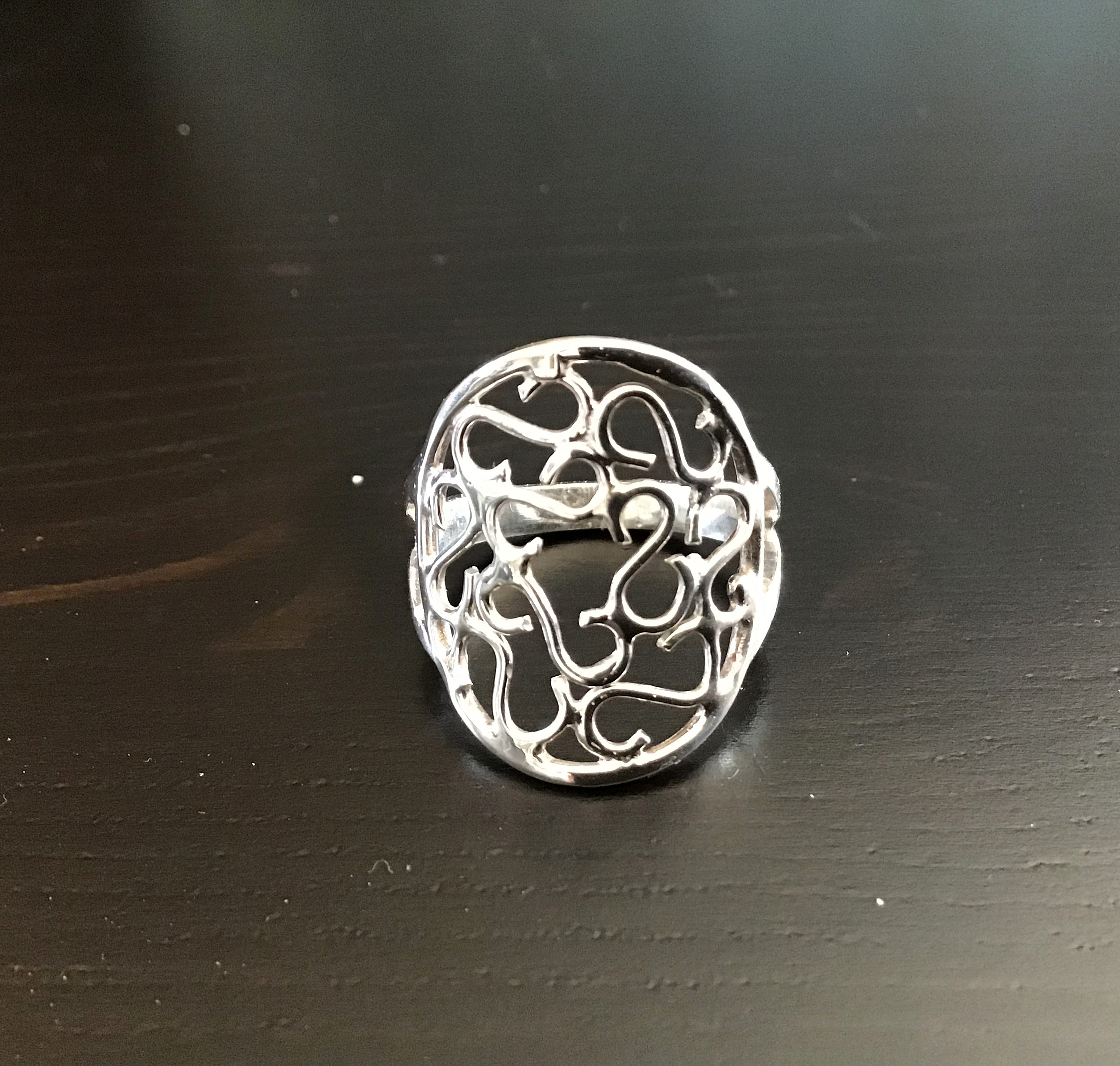 Agélii Fashion - Ring "Mandala" i sølv - Michael Medoc Collection - 4