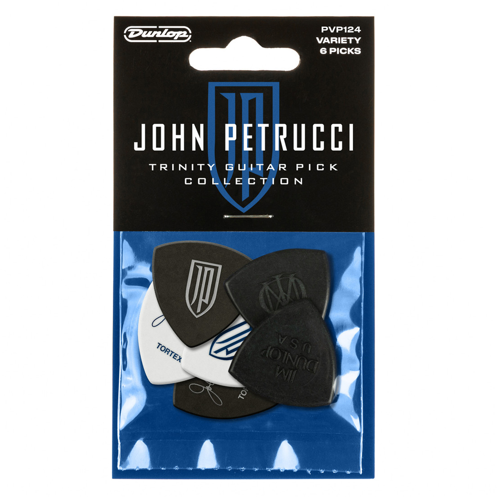 Dunlop PVP124 John Petrucci TRINITY Pick Collection (6-Pack)