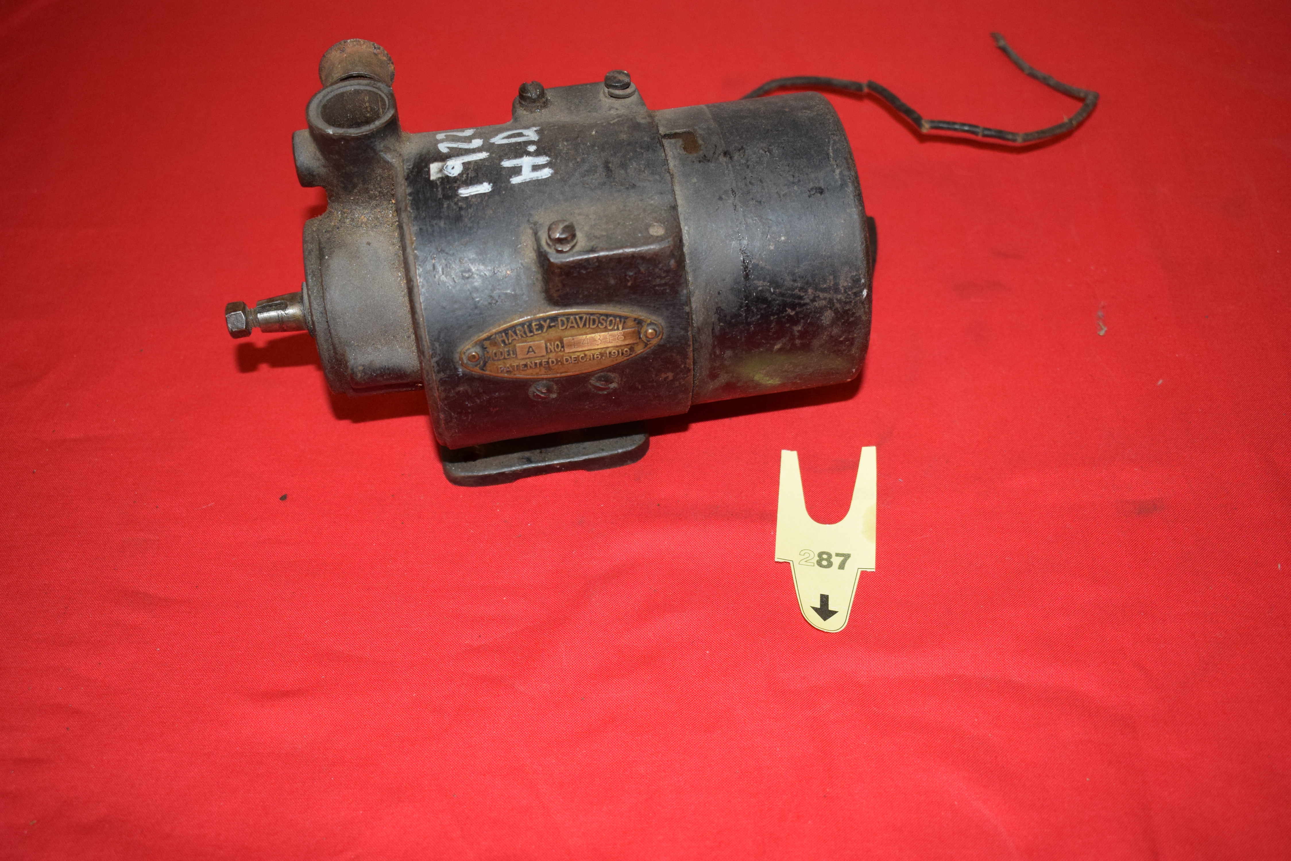 Generator Harley J JD Model A #287