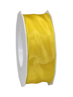 Dekorband Lyon Gul 40 mm  col 605 Metervara