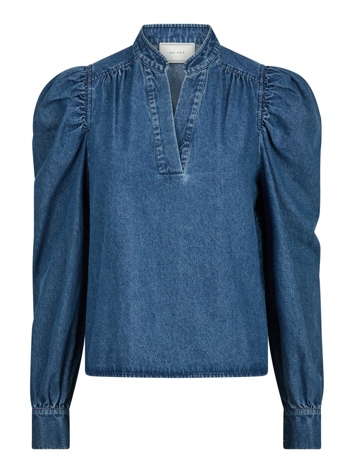 Neo Noir &nbsp;- Rosslyn Denim Blouse Blue - 6