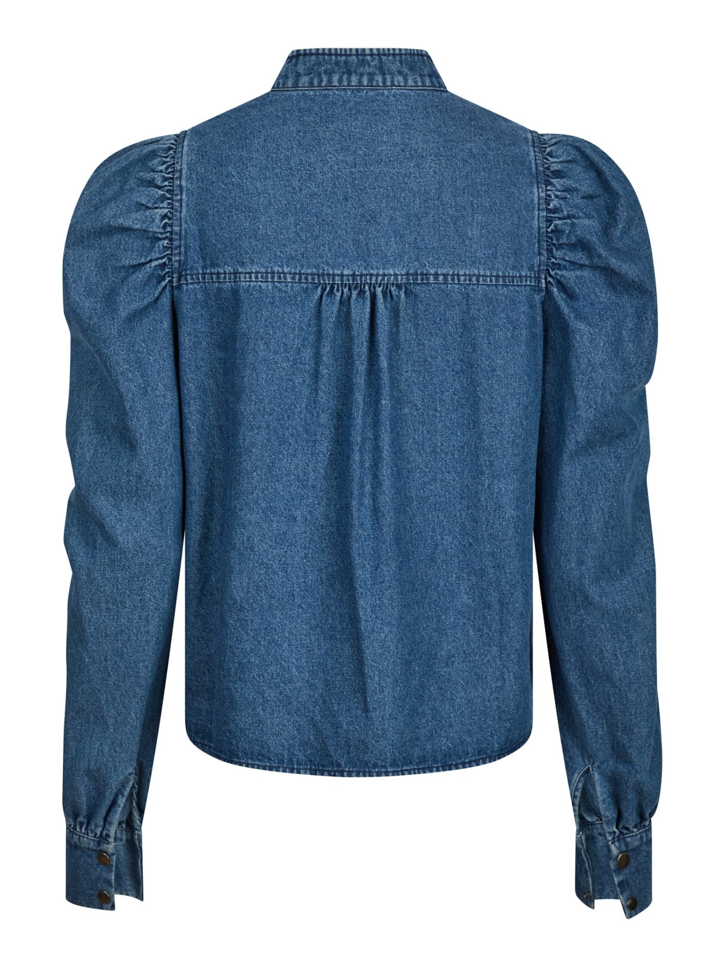 Neo Noir &nbsp;- Rosslyn Denim Blouse Blue - 5