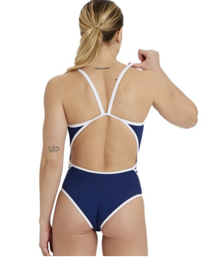 Womens Team Swimsuit Icons Super Fly Back Solid (SK Laxen Dam) - 2