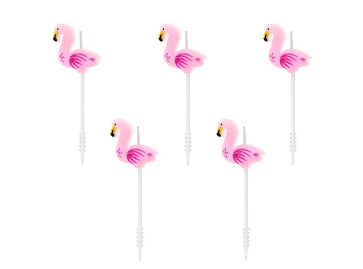 Tårtljus - Flamingo