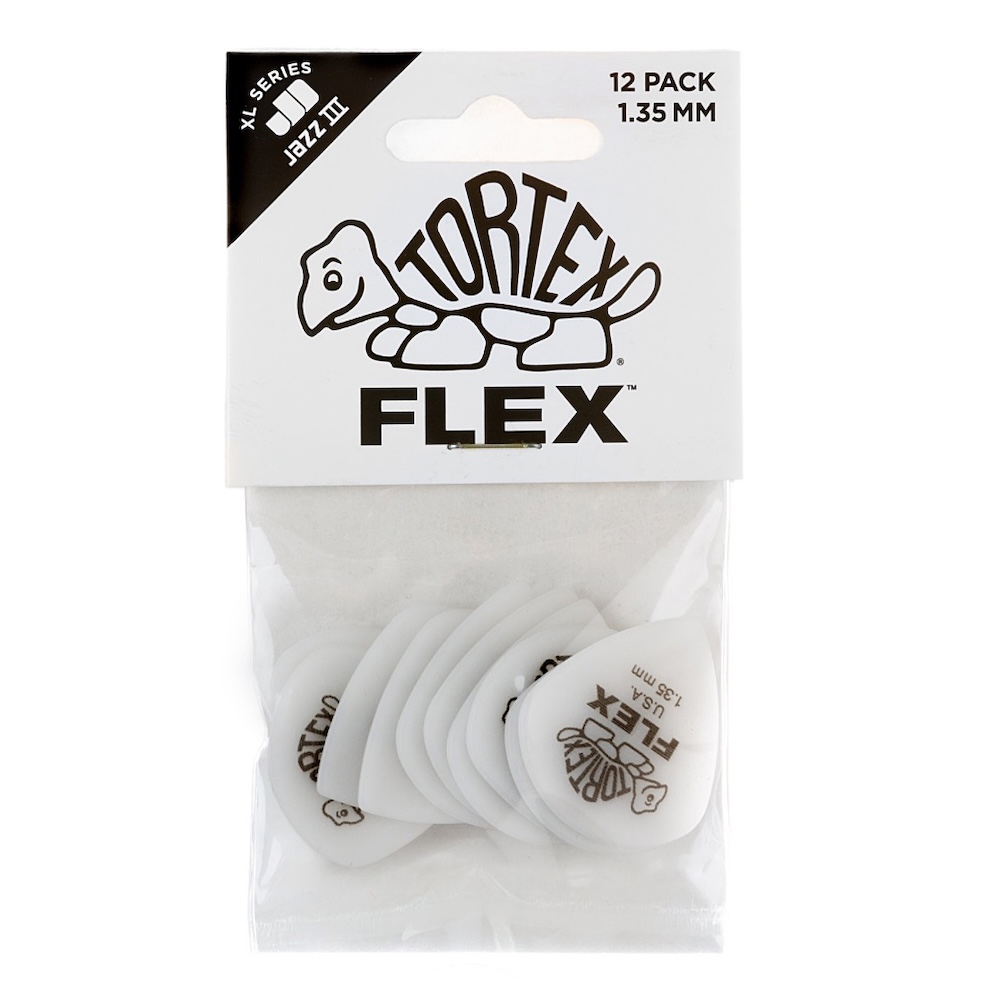 Dunlop Tortex FLEX™ Jazz III XL Pick (12-Pack) - 6