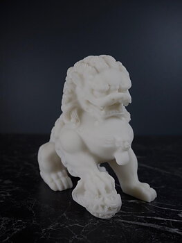 Lion marble finish