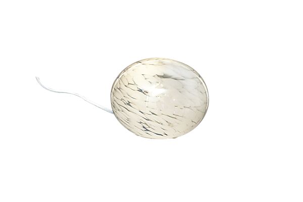 GLOBUS bordslampa 13cm, vit prickig - Aneta