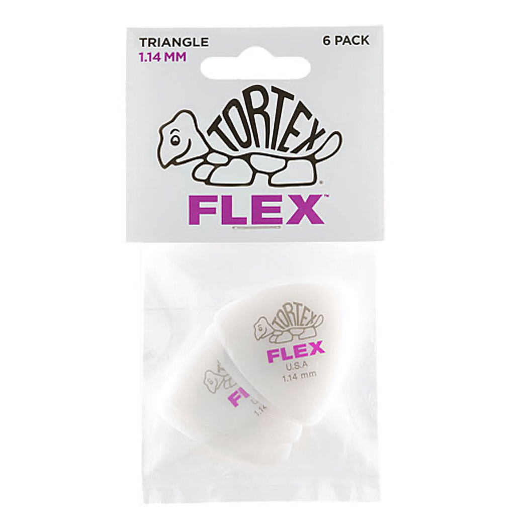 Dunlop Tortex FLEX™ Triangle Pick (6-Pack) - 7
