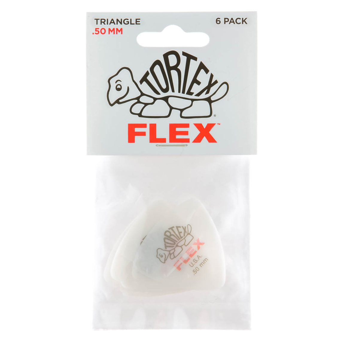 Dunlop Tortex FLEX™ Triangle Pick (6-Pack) - 3