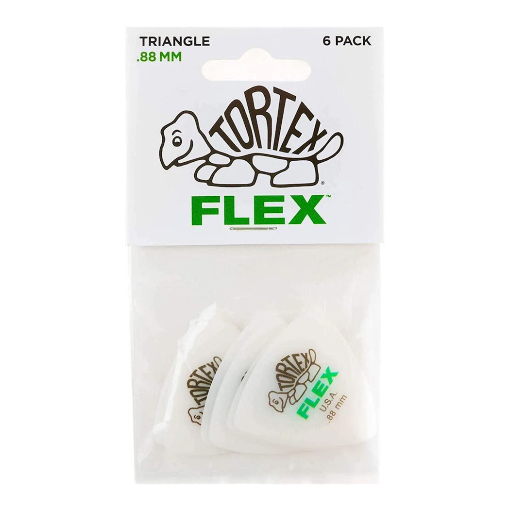 Dunlop Tortex FLEX™ Triangle Pick (6-Pack)