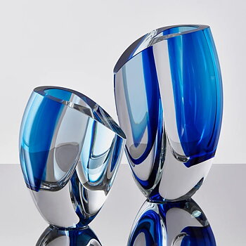 Mirage Vase Large Blue 