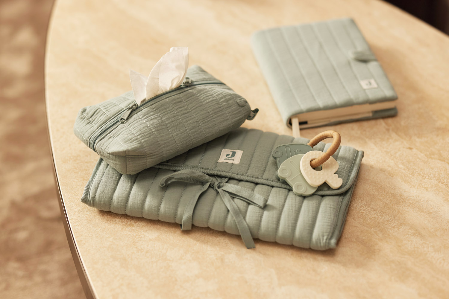 Jollein Våtservettfodral - Olive Green - 5