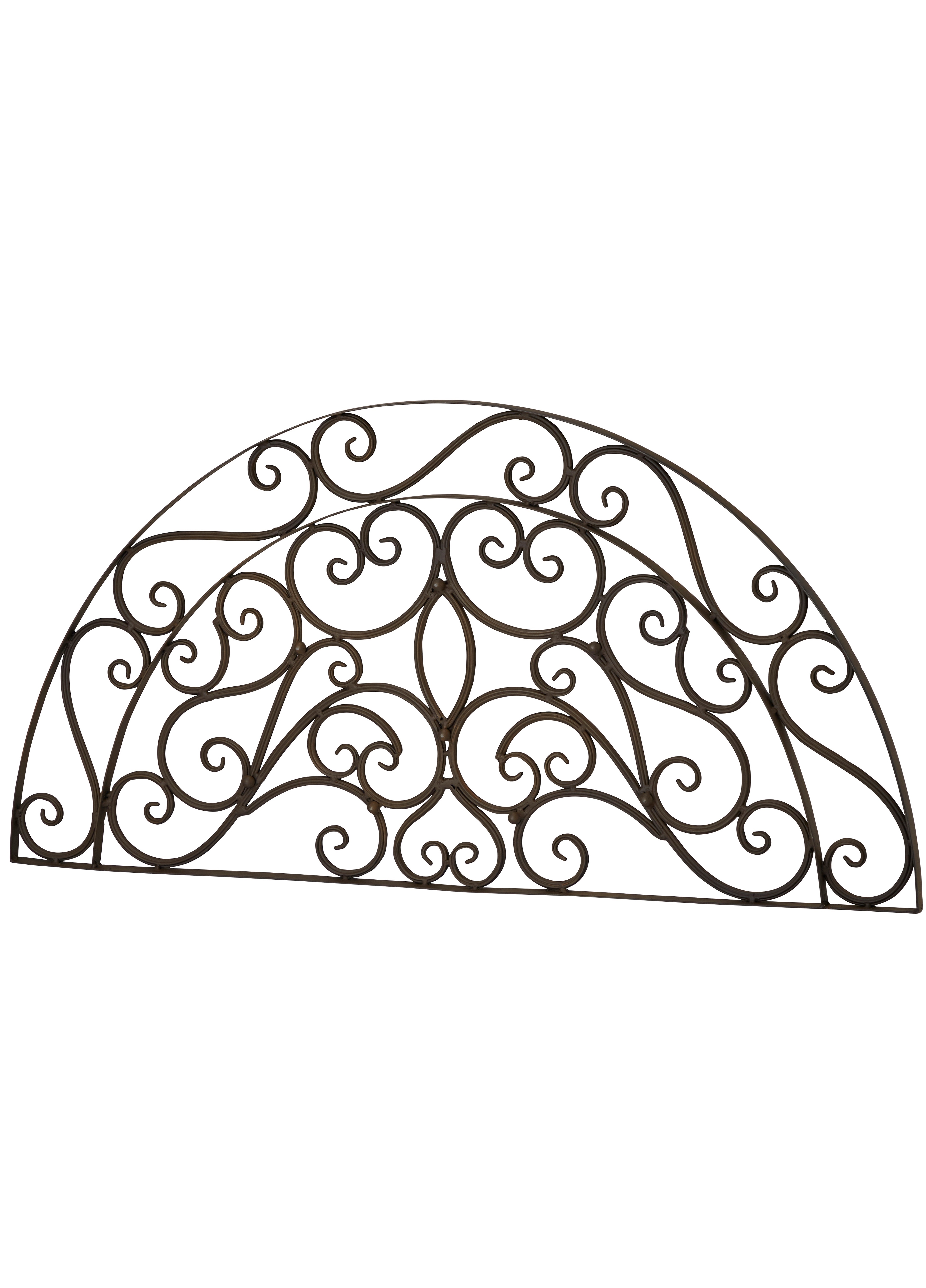 Dörrmatta - Matta - Metall - Rostbrun - Halvmåneformad - 71x36 cm - 3