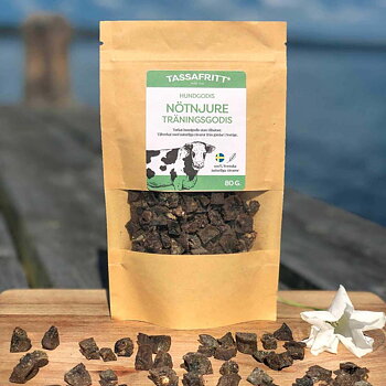Tassafritt Hundgodis Oxnjure 80g