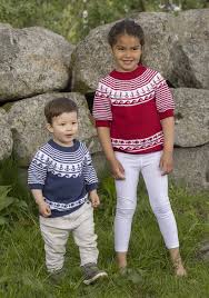 Mönsterkatalog 2323 Viking Garn 1-8 år Stickfasthet 28 maskor på 10 cm - 6