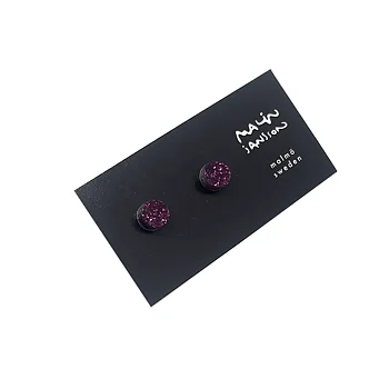 Örhängen, silver/plexi - CERISE
