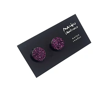 Örhängen, silver/plexi - CERISE