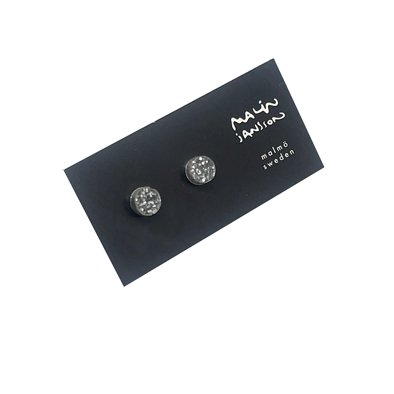 Örhängen, silver/plexi - SILVER