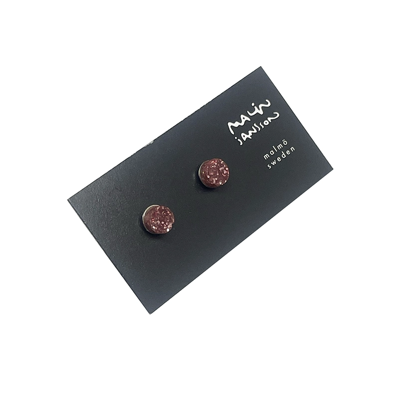 Örhängen, silver/plexi - ROSA