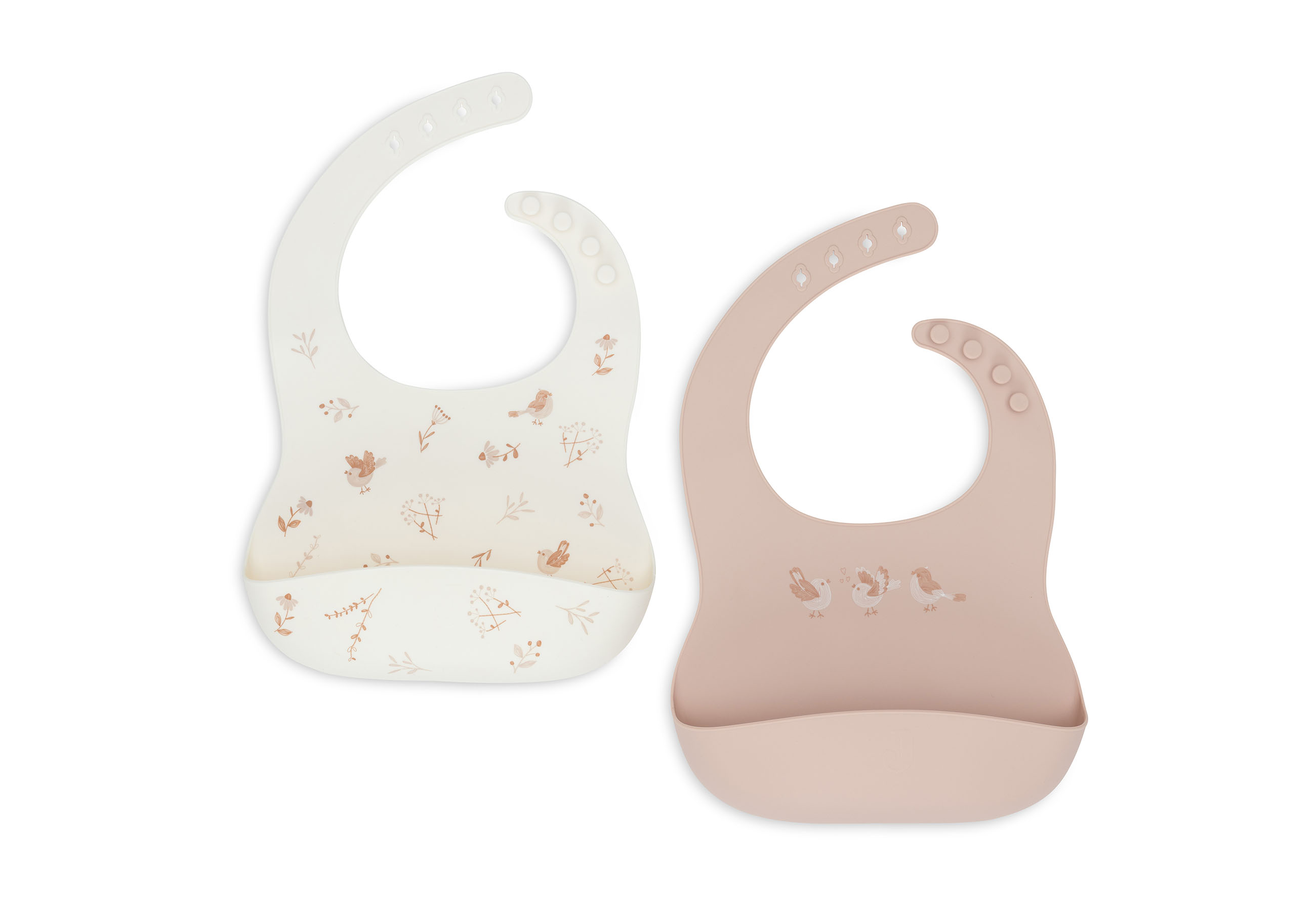 Jollein Haklapp Silicon Lovely Birds 2p