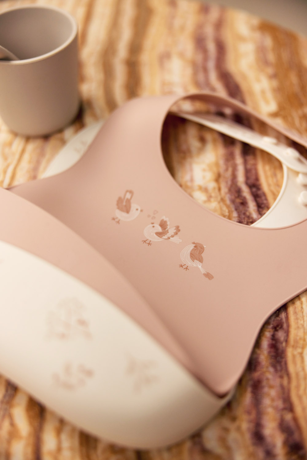 Jollein Haklapp Silicon Lovely Birds 2p - 4
