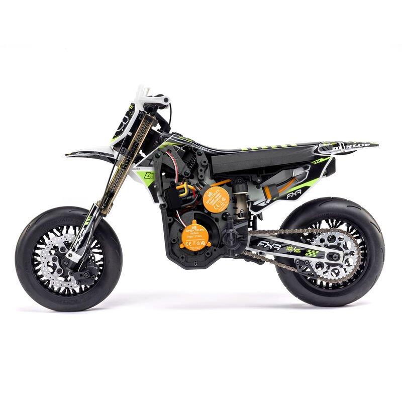LOSI 1/4 Promoto-SM FXR Supermoto Motorcycle RTR Basic, White - 21