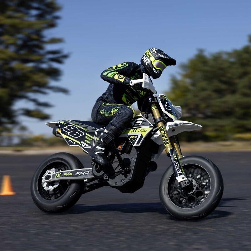 LOSI 1/4 Promoto-SM FXR Supermoto Motorcycle RTR Basic, White - 5