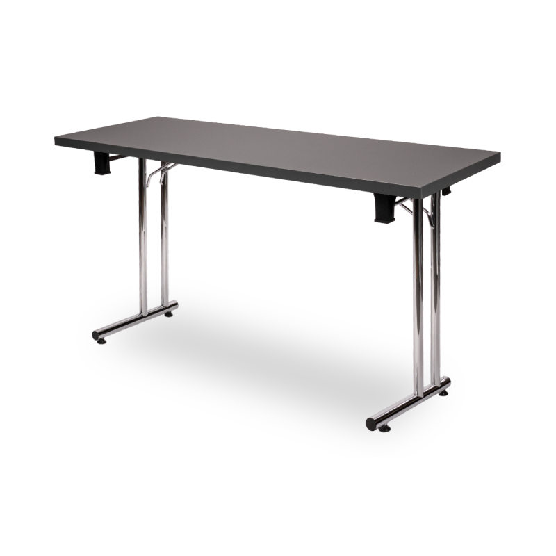 Fällbara konferensbord krom L 120 cm FOLD-L CR - bordsskiva 28mm - 4