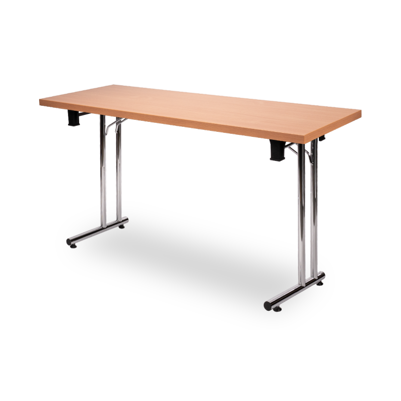 Fällbara konferensbord krom L 120 cm FOLD-L CR - bordsskiva 28mm - 5