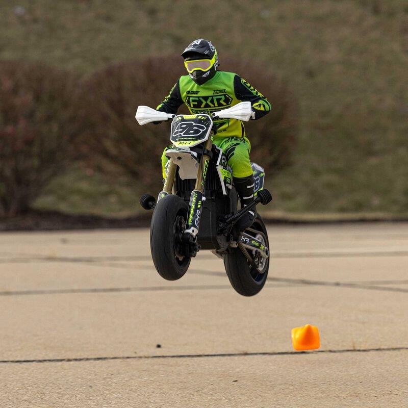 LOSI 1/4 Promoto-SM FXR Supermoto Motorcycle RTR (Battery and Charger Included), - 6