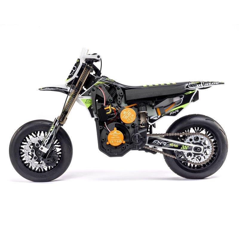 LOSI 1/4 Promoto-SM FXR Supermoto Motorcycle RTR (Battery and Charger Included), - 18
