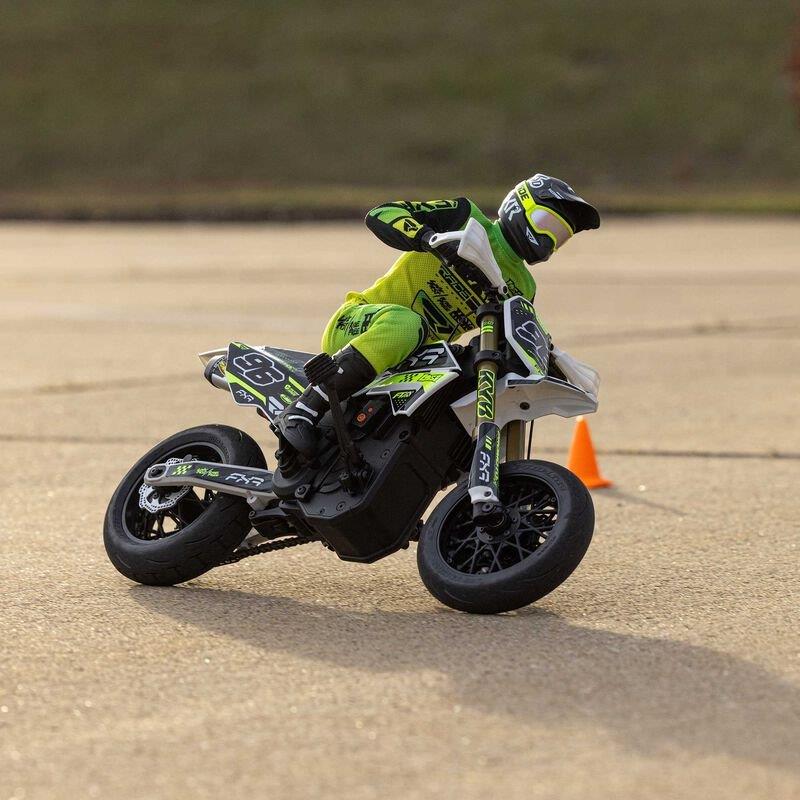 LOSI 1/4 Promoto-SM FXR Supermoto Motorcycle RTR (Battery and Charger Included), - 5
