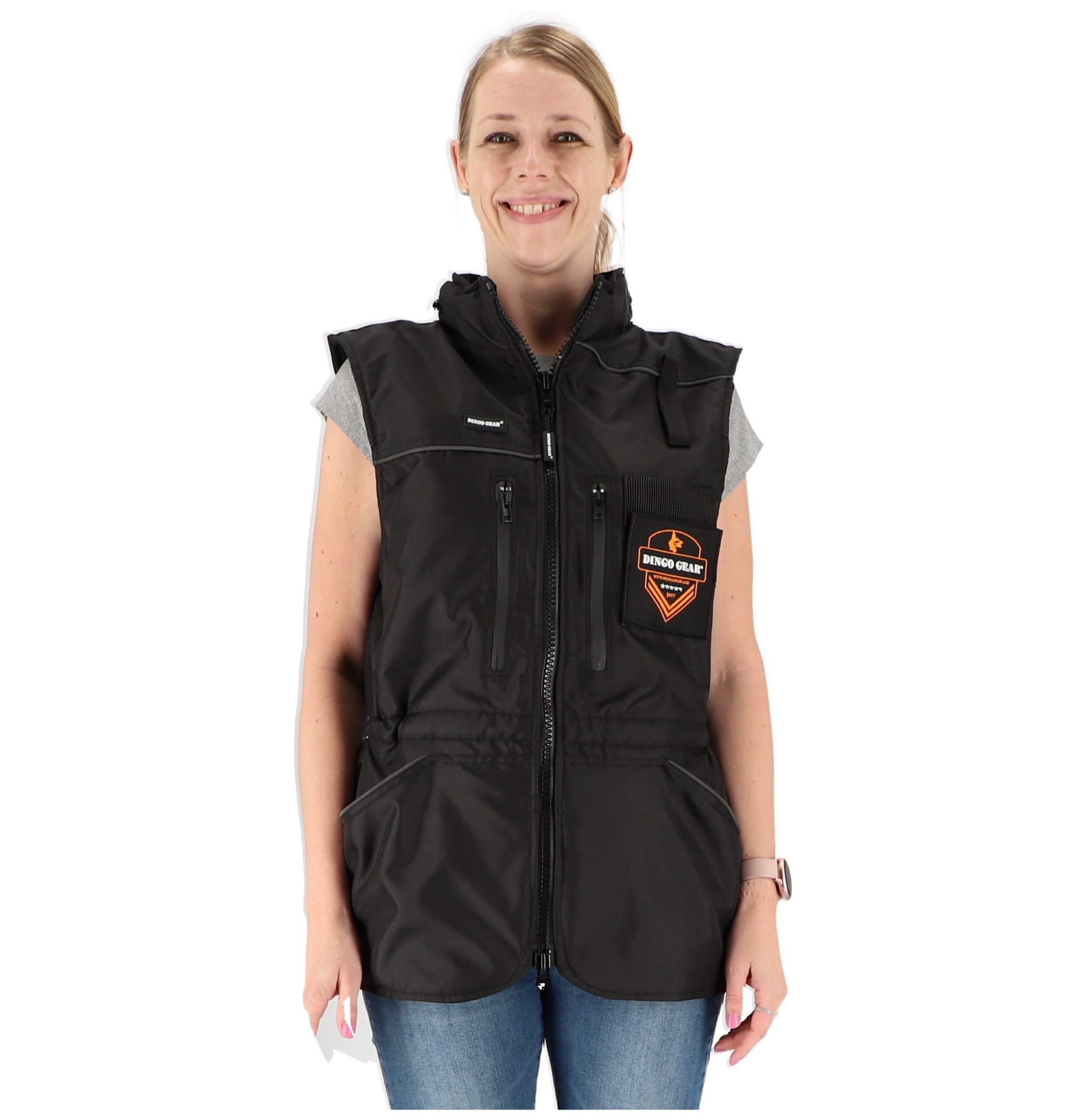 Dingo Gear Training Vest with Hood - Black