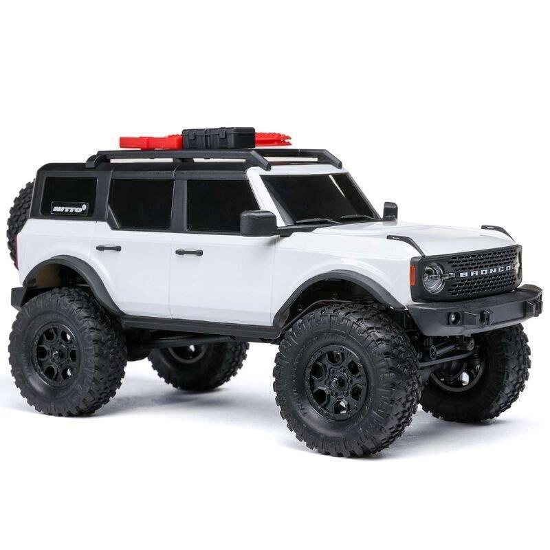 Axial 1/24 SCX24 Ford Bronco 4X4 RTR Brshd RC (Battery & Charger Incl.), White - 9