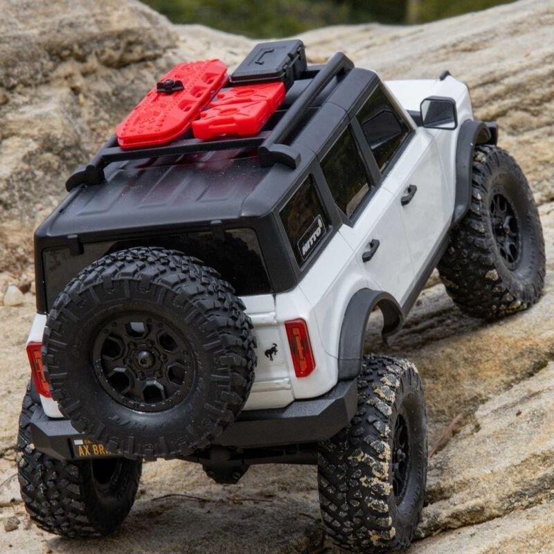 Axial 1/24 SCX24 Ford Bronco 4X4 RTR Brshd RC (Battery & Charger Incl.), White - 3