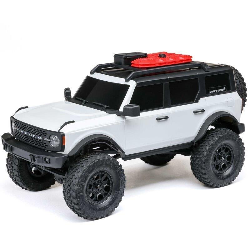 Axial 1/24 SCX24 Ford Bronco 4X4 RTR Brshd RC (Battery & Charger Incl.), White - 2