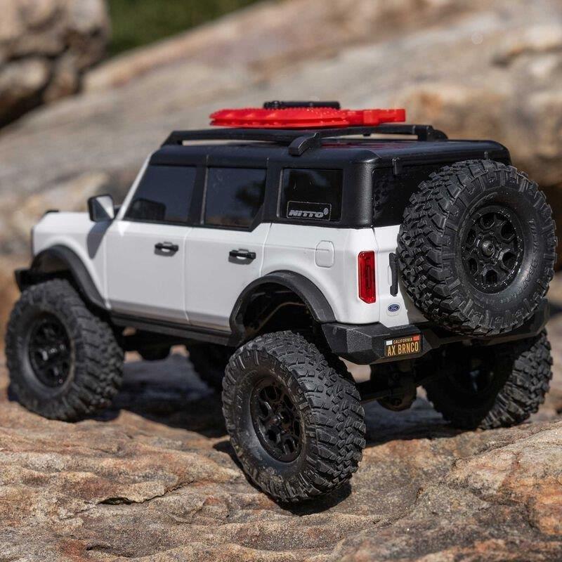 Axial 1/24 SCX24 Ford Bronco 4X4 RTR Brshd RC (Battery & Charger Incl.), White - 5