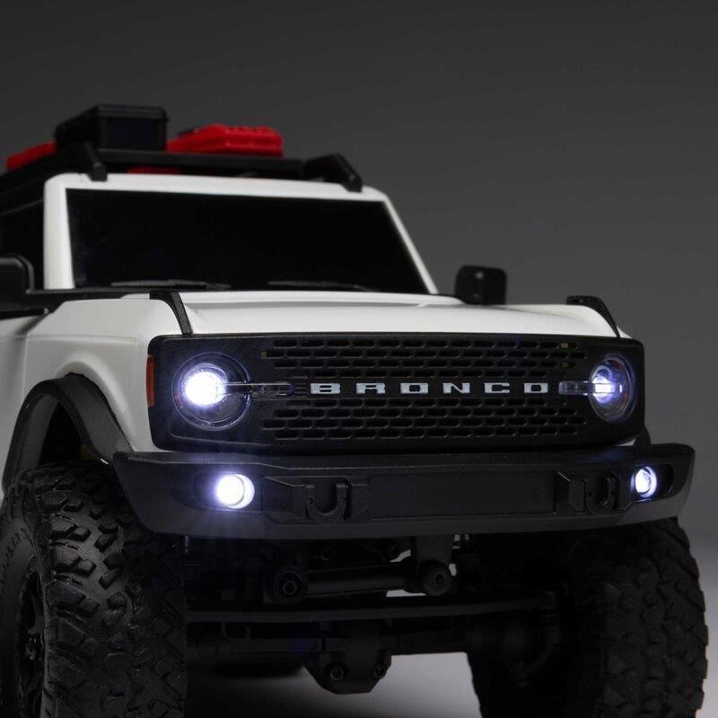 Axial 1/24 SCX24 Ford Bronco 4X4 RTR Brshd RC (Battery & Charger Incl.), White - 13