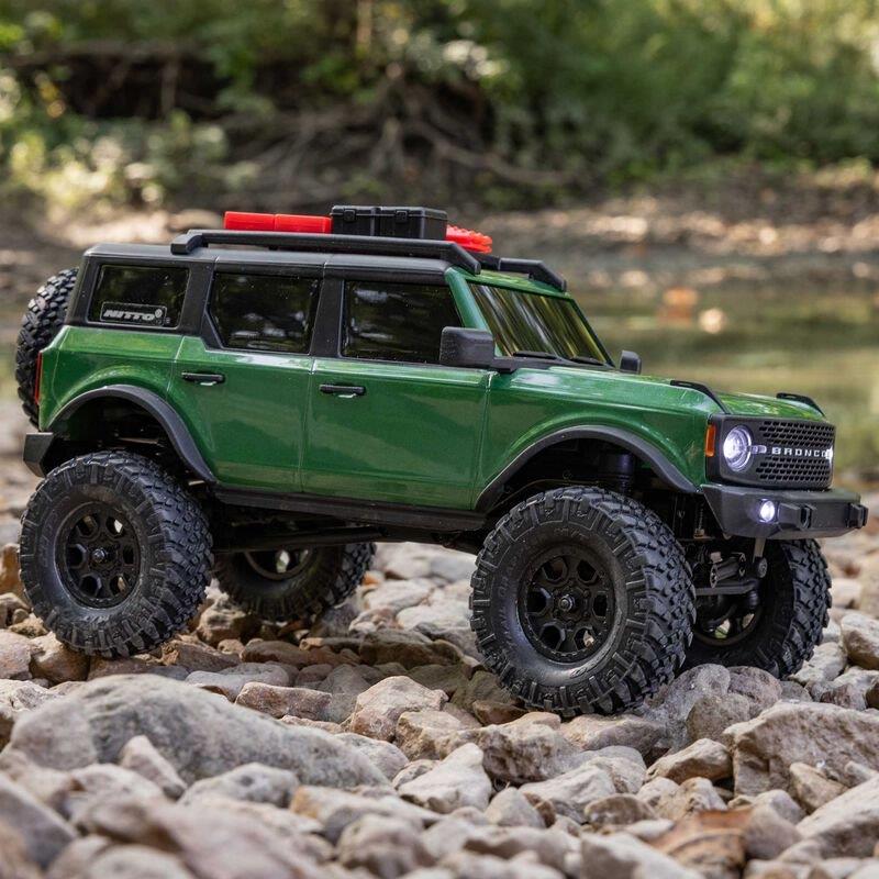 Axial 1/24 SCX24 Ford Bronco 4X4 RTR Brshd RC (Battery & Charger Incl.), Green - 3