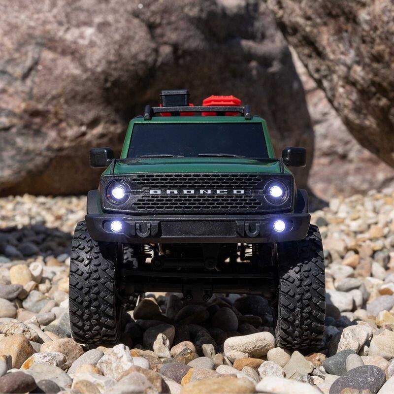 Axial 1/24 SCX24 Ford Bronco 4X4 RTR Brshd RC (Battery & Charger Incl.), Green - 4