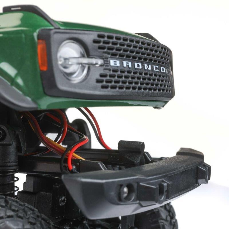 Axial 1/24 SCX24 Ford Bronco 4X4 RTR Brshd RC (Battery & Charger Incl.), Green - 18